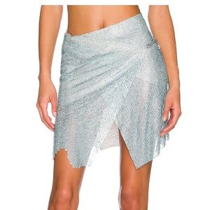 The Dawn Skirt in Cerulean Blue Crystal